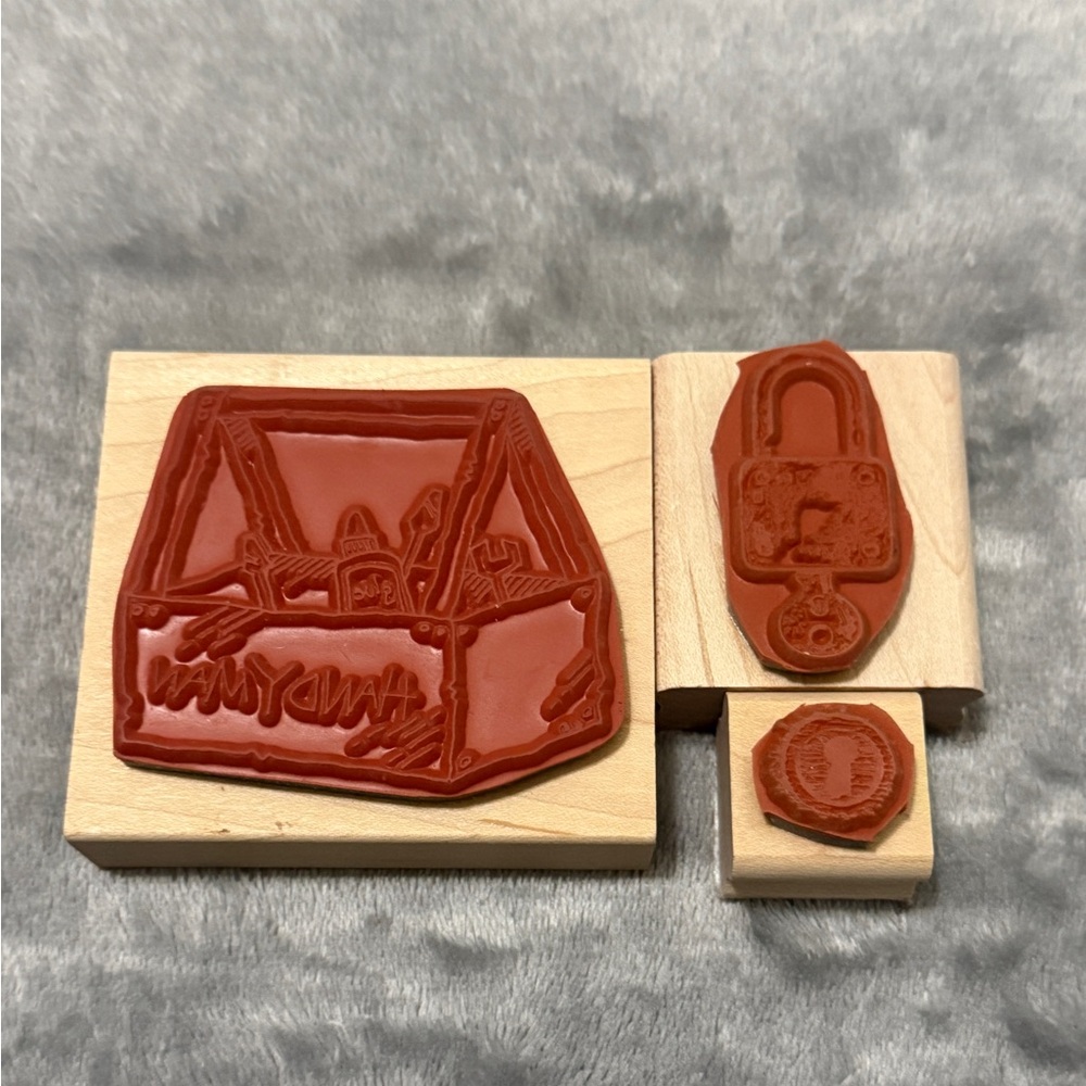 Handyman Tools & Lock Stamp Set - Picture 2 of 2